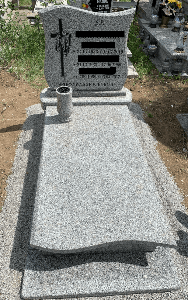 Nagrobek granitowy Opole Zaklad kamieniarski strzegomski nagrobek granitowy